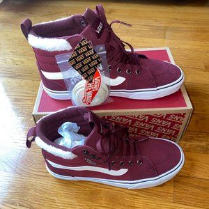 Vans Fillmore Hi Vansguard Port Royale Suede Size 10 Women Faux Fur Casual Skate